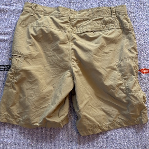 🍍 The North Face Men Nylon Shorts size 38 Tan Pockets Trail Trek Tech🍍 - Picture 4 of 4